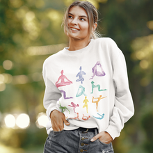 Load image into Gallery viewer, Yoga Theme Crewneck Sweatshirt