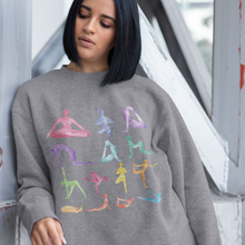 Load image into Gallery viewer, Yoga Theme Crewneck Sweatshirt