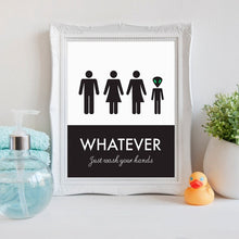 Load image into Gallery viewer, Funny Unisex Toilet Sign Print Wall Art Poster ,