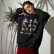 Load image into Gallery viewer, Yoga Theme Crewneck Sweatshirt