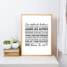 Load image into Gallery viewer, French Home Decor Canvas Art Print and Poster ,