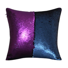 Load image into Gallery viewer, Two-color Magic Flannel & Sequin Pillowcase