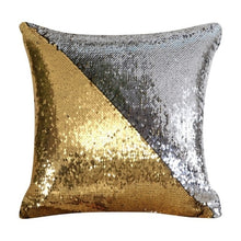 Load image into Gallery viewer, Two-color Magic Flannel & Sequin Pillowcase