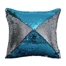 Load image into Gallery viewer, Two-color Magic Flannel & Sequin Pillowcase
