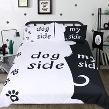Load image into Gallery viewer, Dog Side/My Side Duvet Cover Set