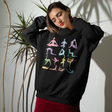 Load image into Gallery viewer, Yoga Theme Crewneck Sweatshirt
