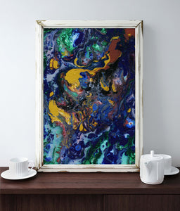 Abstract Wall Art Poster or Canva