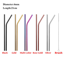 Load image into Gallery viewer, Stainless Steel Metal Straw
