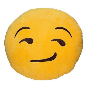 Smile Emoji Throw Pillow