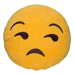 Smile Emoji Throw Pillow