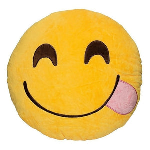 Smile Emoji Throw Pillow