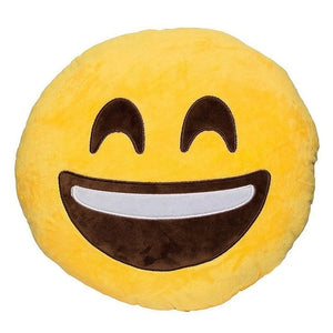 Smile Emoji Throw Pillow