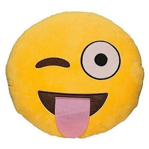 Smile Emoji Throw Pillow
