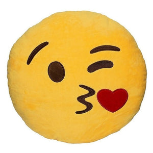 Smile Emoji Throw Pillow