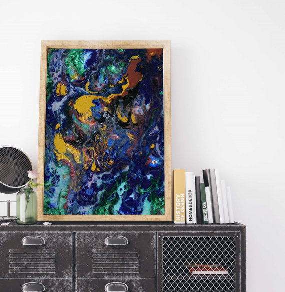 abstract art poster without frame