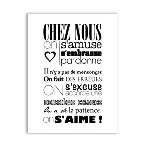 French Home Decor Canvas Art Print and Poster ,