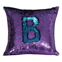 Load image into Gallery viewer, Two-color Magic Flannel &amp; Sequin Pillowcase
