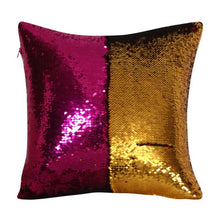 Load image into Gallery viewer, Two-color Magic Flannel &amp; Sequin Pillowcase
