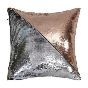Two-color Magic Flannel & Sequin Pillowcase