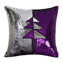 Load image into Gallery viewer, Two-color Magic Flannel &amp; Sequin Pillowcase
