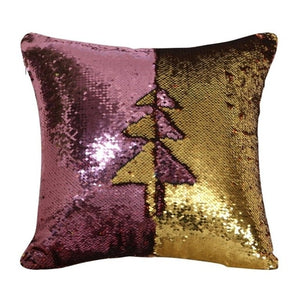 Two-color Magic Flannel & Sequin Pillowcase