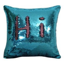 Load image into Gallery viewer, Two-color Magic Flannel &amp; Sequin Pillowcase
