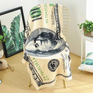 100 USD beach towel