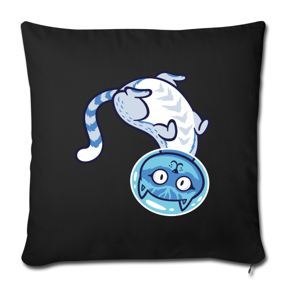 Space Cat Pillow Cover - 18” x 18”